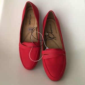Red Loafers Sz 8W